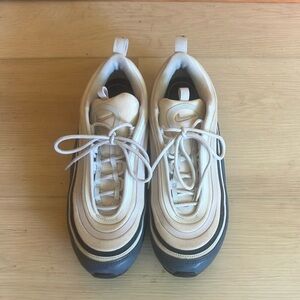 Nike Air Max 97 Beige and Blue Sneakers